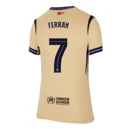 Barcelona Ferran Torres #7 Uit tenue Dames 2025-26 Korte Mouw